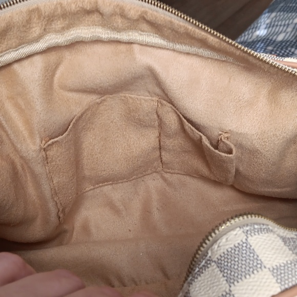 Louis Vuitton style white Damier Speedy INVENTEUR Shoulderbag - Picture 11 of 14